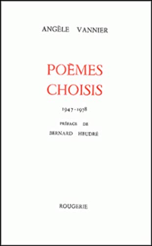 9782856682647: POEMES CHOISIS 1947-1978 (French Edition)