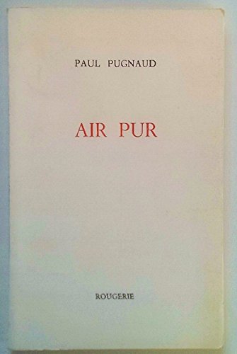 Imagen de archivo de AIR PUR (French Edition) a la venta por Gallix