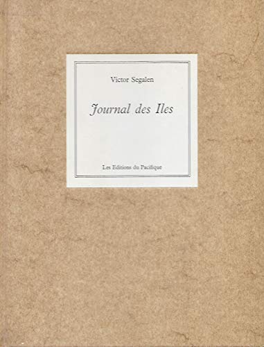 9782857000747: Journal des Iles (French Edition)