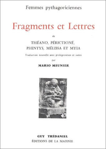 9782857070610: Fragments et lettres - femmes pythagoriciennes