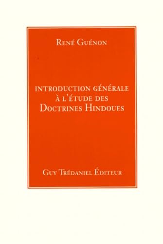 9782857078838: Introduction gnrale  l'tude des doctrines hindoues