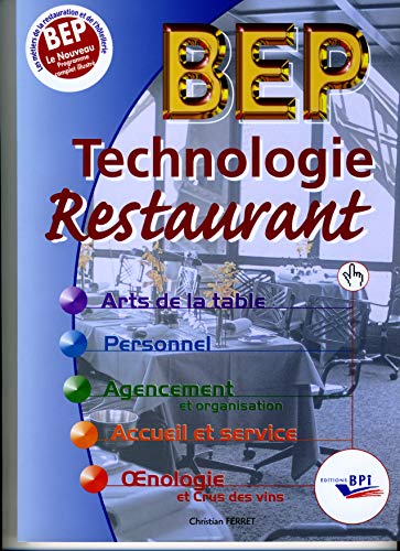 Imagen de archivo de Technologie Restaurant BEP a la venta por medimops