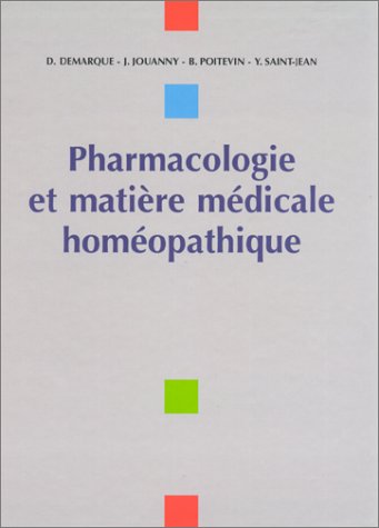 Imagen de archivo de Pharmacologie et matire mdicale homopathique a la venta por Ammareal