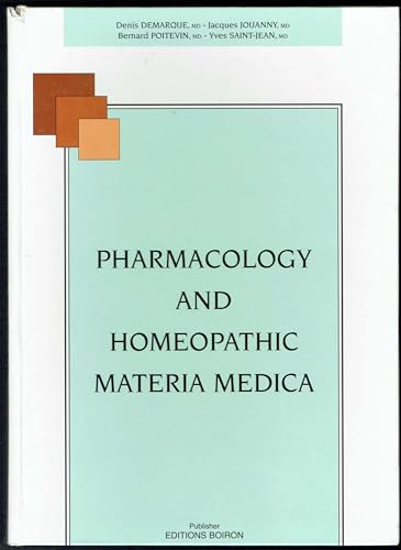 9782857421337: Pharmacology and Homeopathic Materia Medica