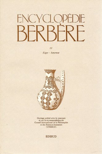 Beispielbild fr ENCYCLOPEDIE BERBERE. : Tome 4 zum Verkauf von Le Monde de Kamlia