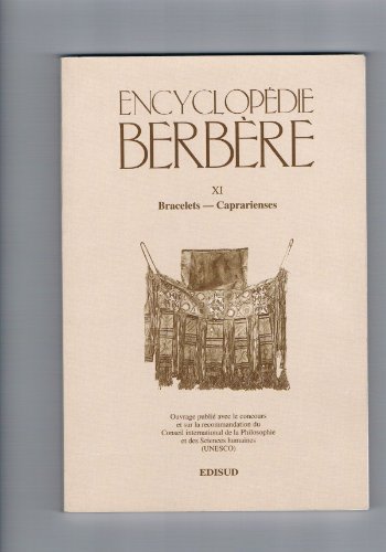 Beispielbild fr Encyclopdie berbre, tome XI zum Verkauf von LeLivreVert