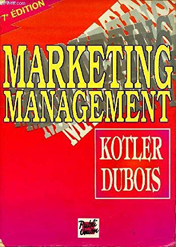 Beispielbild fr Marketing management zum Verkauf von Ammareal