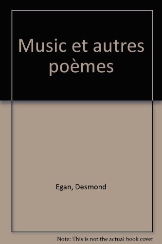 Stock image for Music : Et Autres Pomes for sale by RECYCLIVRE