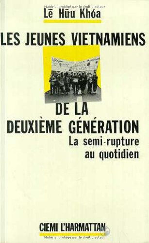 Stock image for Les jeunes vietnamiens de la deuxieme generation for sale by medimops