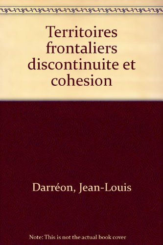 Imagen de archivo de Sciences de la societe No 37 Territoires frontaliers discontinui a la venta por Librairie La Canopee. Inc.