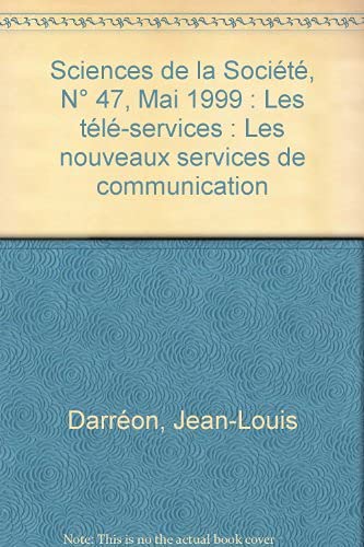 Imagen de archivo de Les tlservices : les nouveaux services de communication a la venta por Ammareal