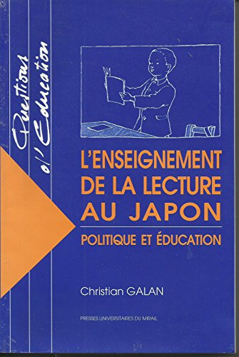 Stock image for L enseignement de la lecture au Japon for sale by Gallix