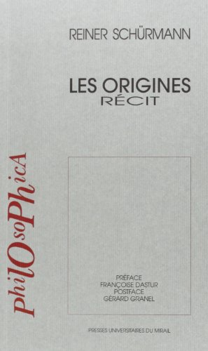 Stock image for Les origines : Rcit for sale by Revaluation Books
