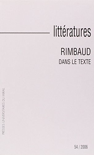 Stock image for Rimbaud dans le texte for sale by Fellner Art Books