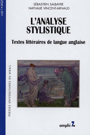9782858168736: Analyse stylistique. textes littraires de langue anglaise