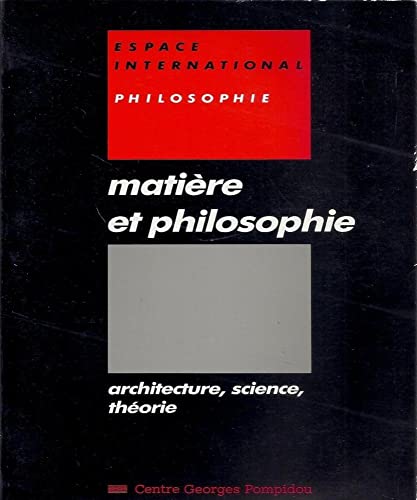 Matière et philosophie