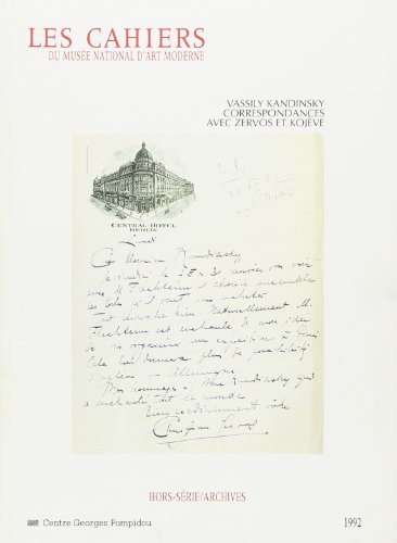 Stock image for Archives Kandinsky, 1928-1937 Correspondances avec Zervos et Kojve for sale by Midori Art Books