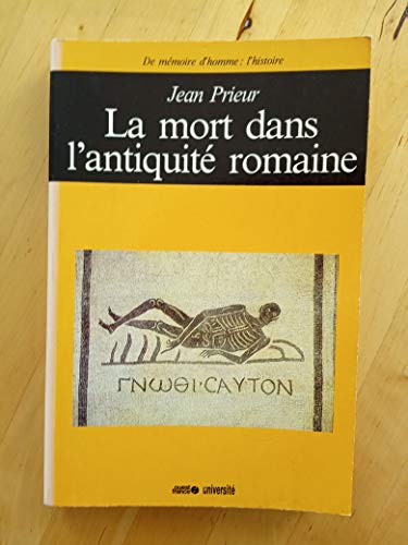 La mort dans l'Antiquité romaine.