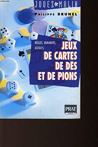 Beispielbild fr Jeux de cartes, de ds et de pions zum Verkauf von medimops