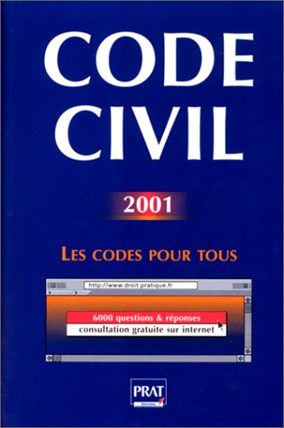 9782858904846: Code civil: Edition 2001