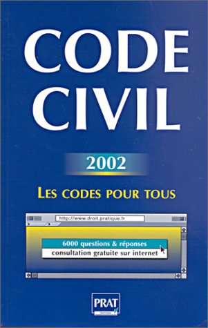 9782858905423: Code Civil: Edition 2002