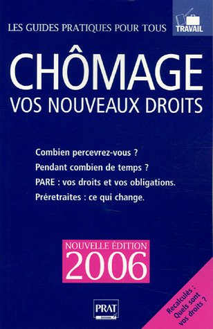 Imagen de archivo de Chmage : Vos nouveaux droits a la venta por Librairie Th  la page