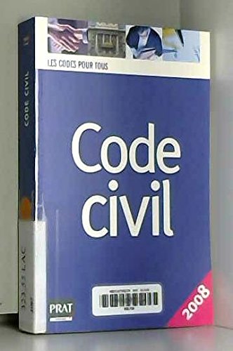 9782858909872: Code civil (Les codes pour tous)