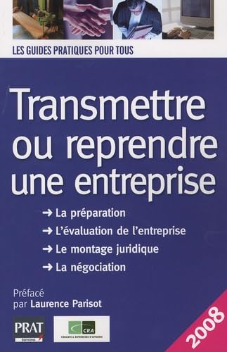 Beispielbild fr Transmettre ou reprendre une entreprise zum Verkauf von A TOUT LIVRE