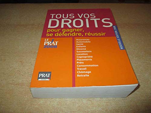 Imagen de archivo de Tous vos droits : Pour gagner, se dfendre, russir a la venta por Librairie Th  la page