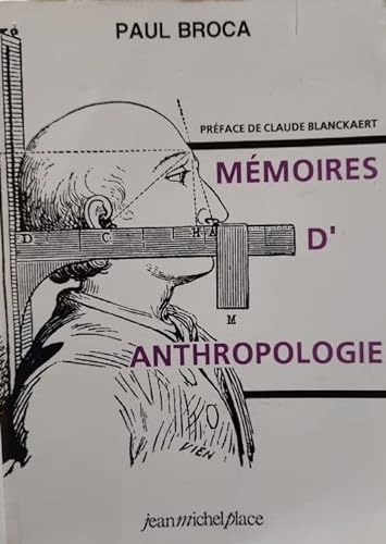 Stock image for Memoires d'Anthropologie for sale by Librairie Laumiere