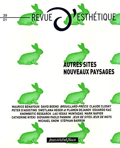 Stock image for Revue d'esthtique N39 : Autres sites nouveaux paysages for sale by Ammareal