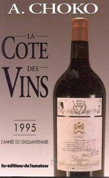 Beispielbild fr La cote des vins, 1995 zum Verkauf von medimops