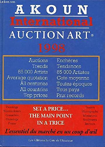 Beispielbild fr Akoun: Auctions, trends, 85000 artists. zum Verkauf von WorldofBooks