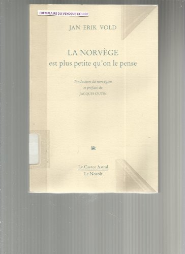 Beispielbild fr La Norvge est plus petite qu'on pense zum Verkauf von medimops