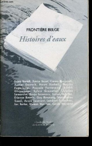 Beispielbild fr Histoires d'eaux zum Verkauf von A TOUT LIVRE