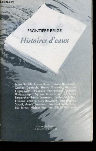 Imagen de archivo de Histoires d'eaux a la venta por A TOUT LIVRE