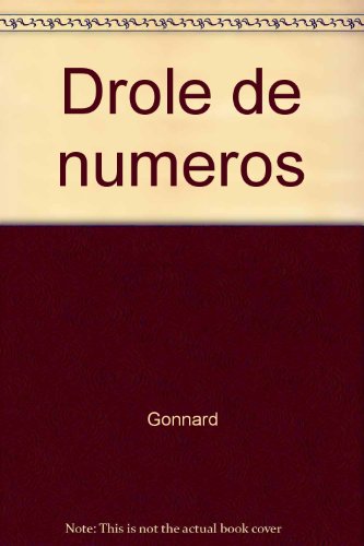 Stock image for Drole de numeros for sale by Librairie Th  la page