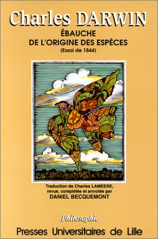 9782859394226: Ebauche de l'Origine des espces