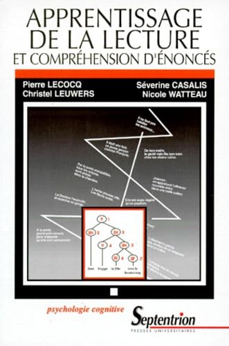 9782859395001: Apprentissage de la lecture et comprhension d'noncs