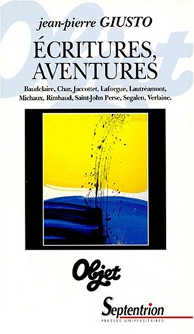 Beispielbild fr  critures, aventures zum Verkauf von WorldofBooks
