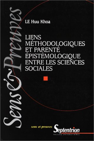 9782859396053: Liens mthodologiques et parent pistmologique entre les sciences sociales