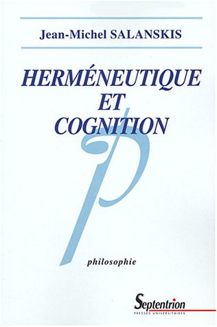 Beispielbild fr Hermneutique et cognition zum Verkauf von Ammareal