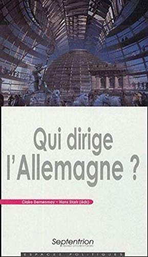 Stock image for Qui Dirige L'allemagne ? for sale by RECYCLIVRE