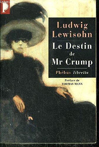 Stock image for Le destin de Mr Crump for sale by AwesomeBooks