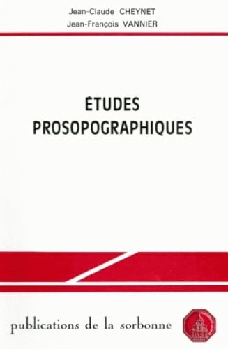 Stock image for Etudes prosopographiques ------ [ Trois familles du Duch d 'Antioche - Les premiers Palologues , tude gnalogique et prosopographique ] for sale by Okmhistoire