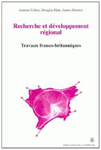 Imagen de archivo de Recherche et dveloppement rgional. Travaux franco-britanniques a la venta por Ammareal