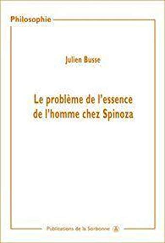 9782859446239: Le problme de l'essence de l'homme chez Spinoza