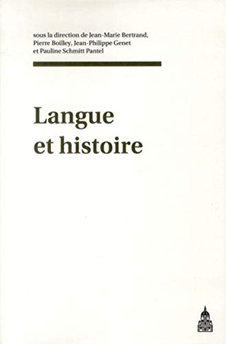 9782859446819: Langue et histoire