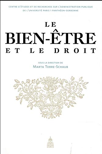 Stock image for Le bien-tre et le droit for sale by Ammareal