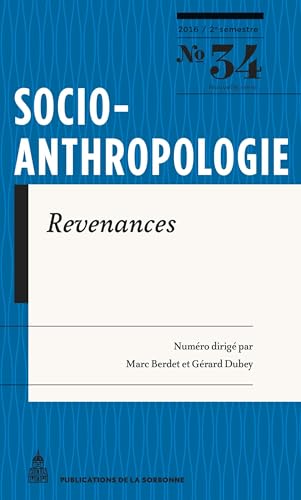 9782859449902: Socio-anthropologie n34: Revenances